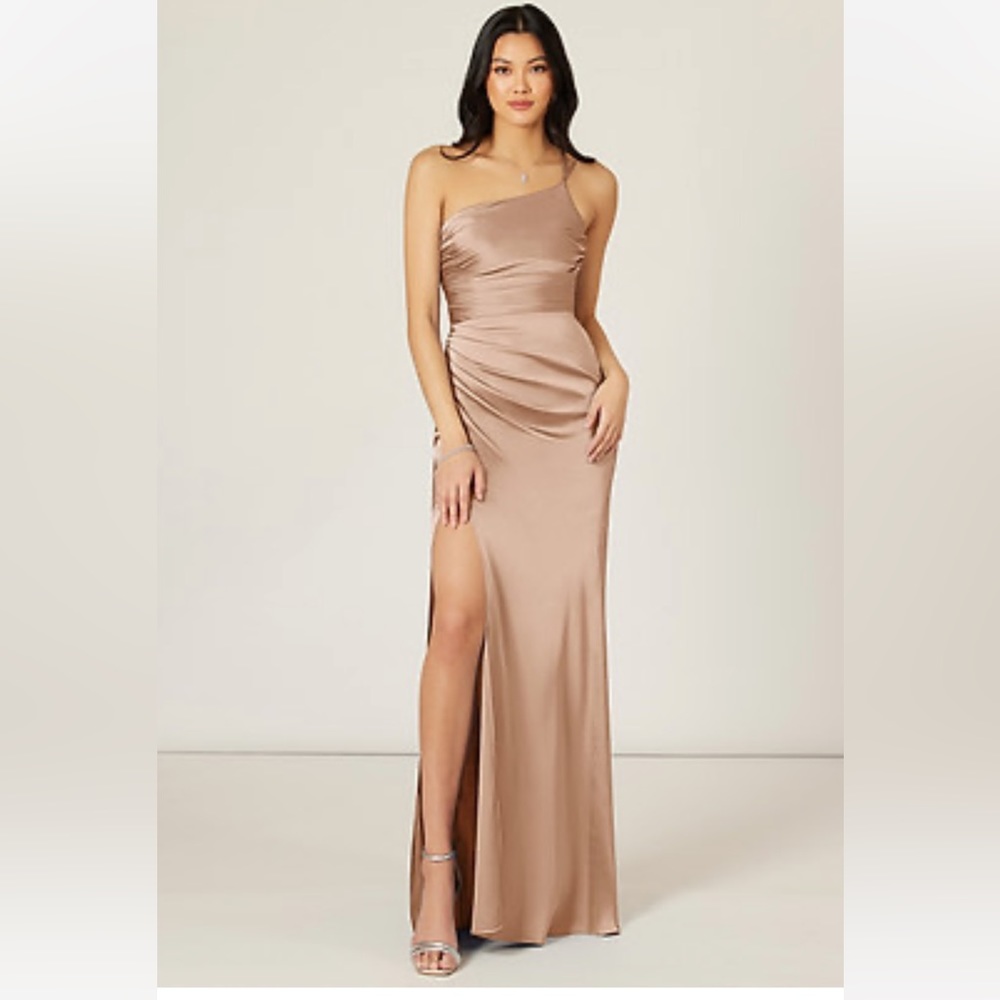 Azazie Eren Stretch Satin Dress